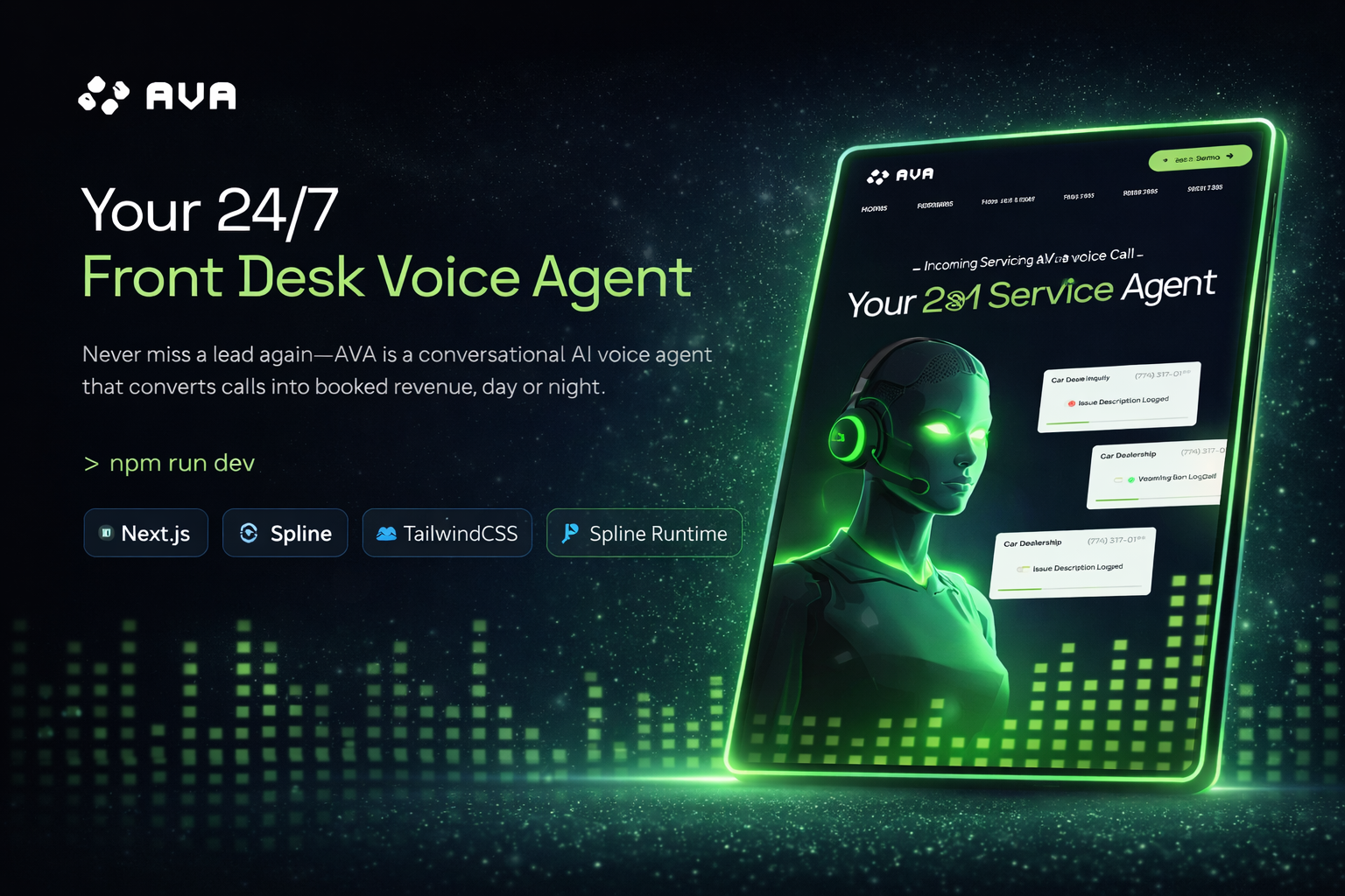 AVA — 24/7 Conversational AI Voice Agent