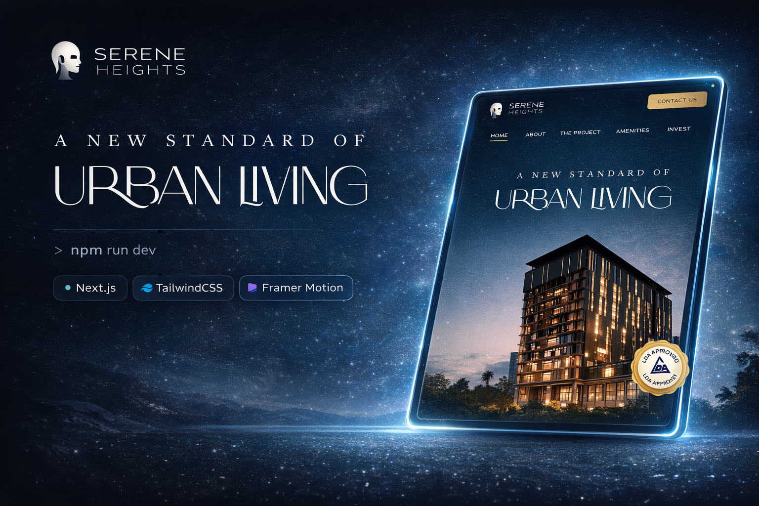 Serene Heights Lahore — Production Real Estate Website