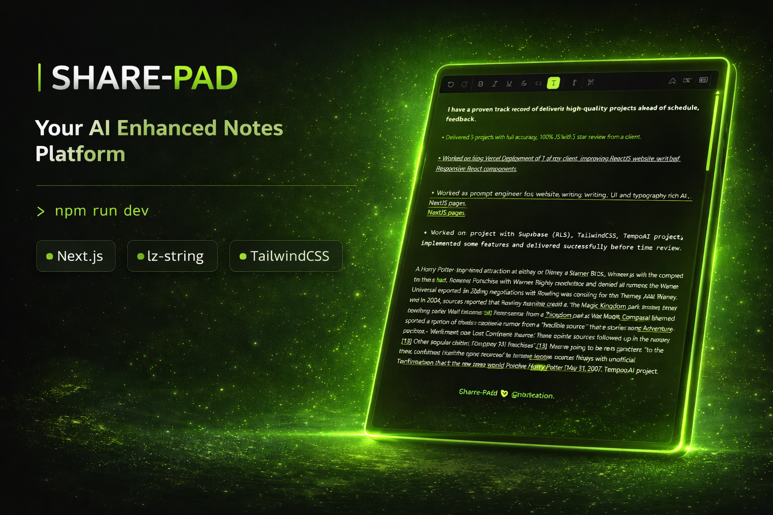 Share Pad — Ephemeral Collaborative Notepad