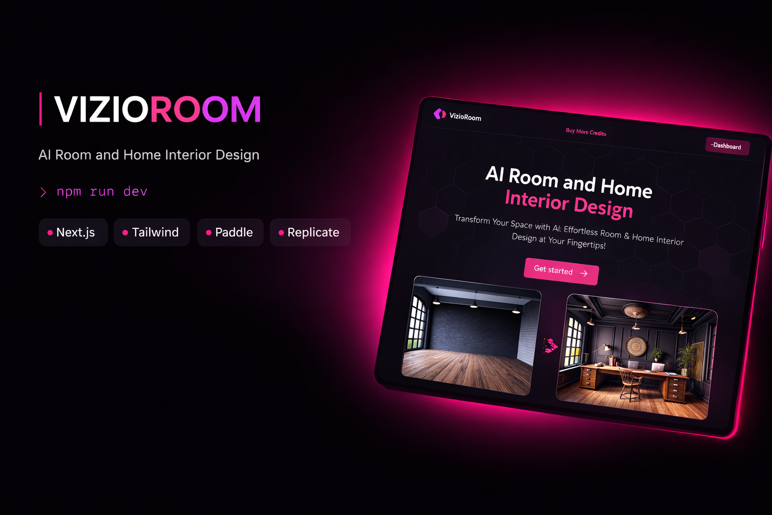 VizioRoom — AI-Powered Interior Designer